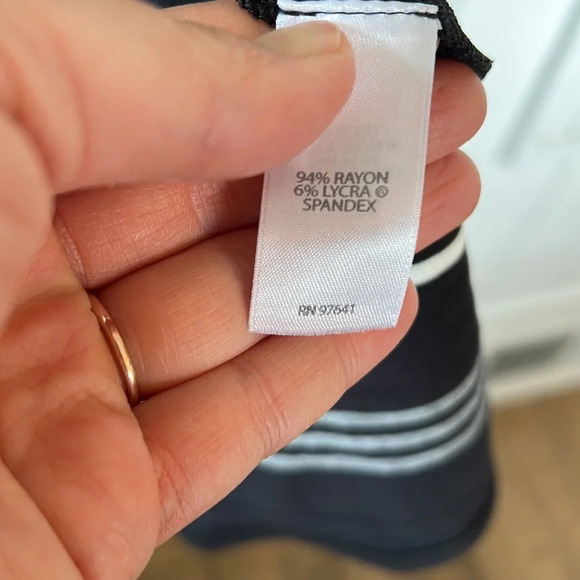 J Jill - xl, black/white stripe jacket - Picture 7 of 8